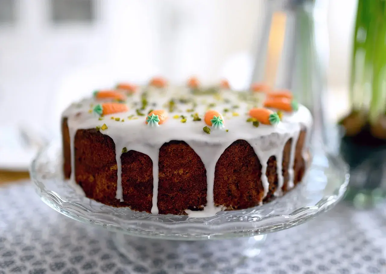 Carrot cake con frosting de queso