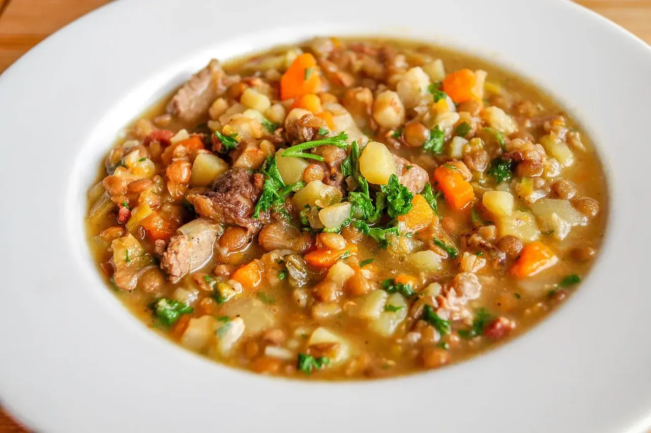 Lentejas estofadas con chorizo